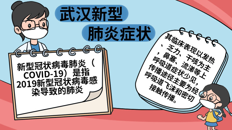 武汉新型肺炎症状手抄报  武汉新型肺炎症状手抄报教程