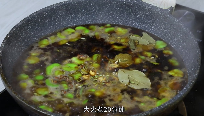 水煮五香蚕豆的做法 水煮五香蚕豆怎么做