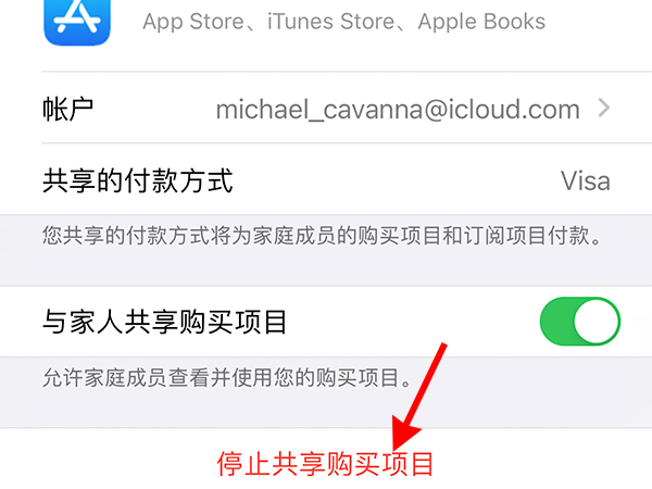 iphone家庭共享怎么各自付款