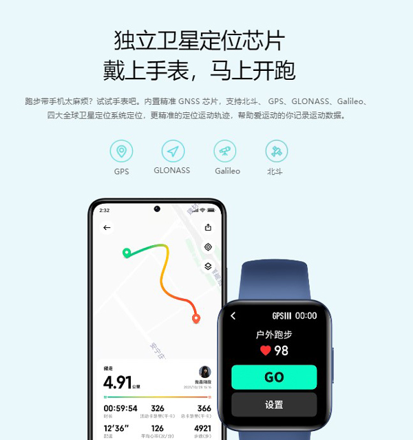 红米手表2支持的定位有哪些