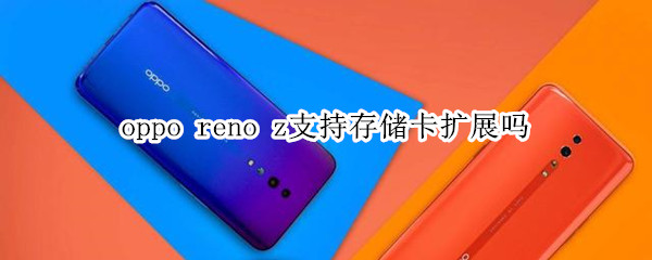 oppo reno z支持存储卡扩展吗