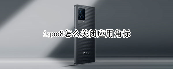 iqoo8怎么关闭应用角标