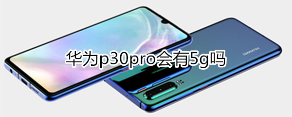 华为p30pro会有5g吗