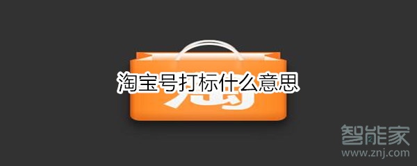 淘宝号打标什么意思