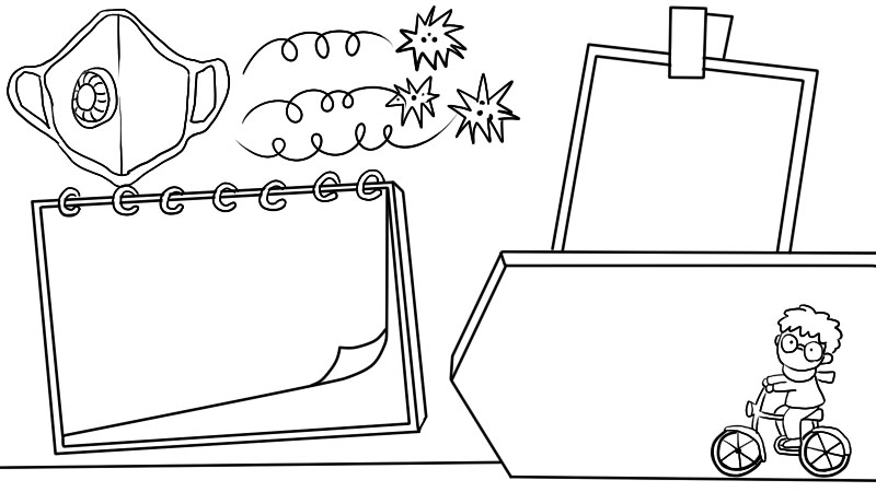 防疫手抄报怎么画