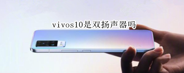 vivos10是双扬声器吗