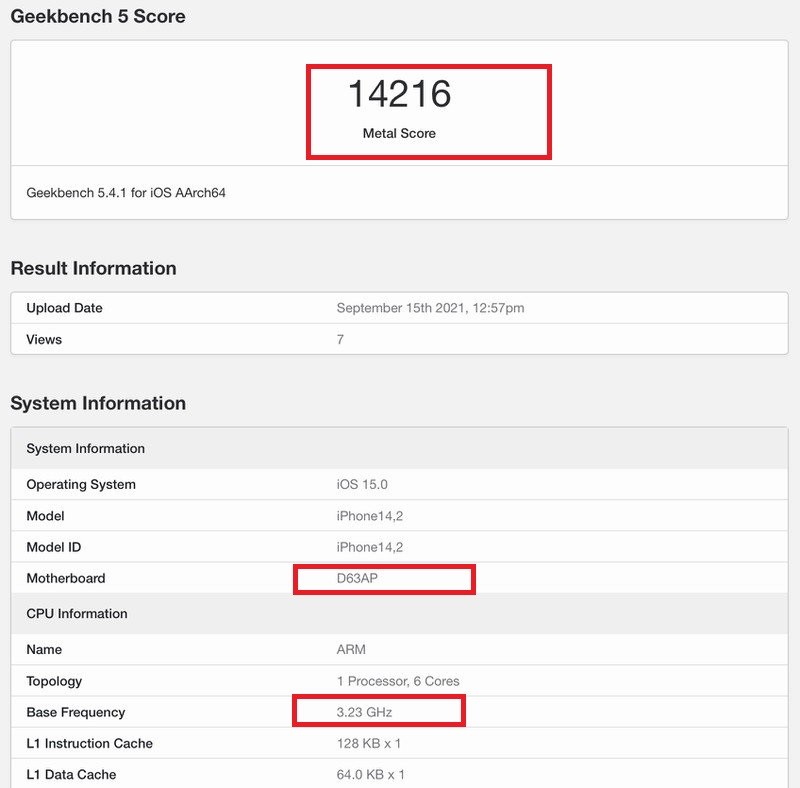 iphone13pro运行内存多大