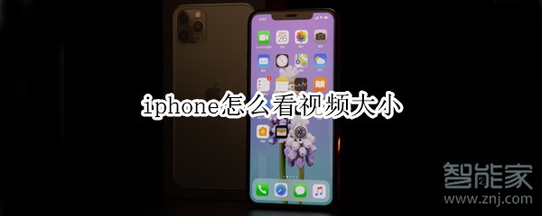 iphone怎么看视频大小