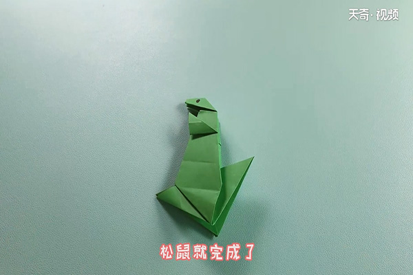 松鼠的折法 怎么折松鼠