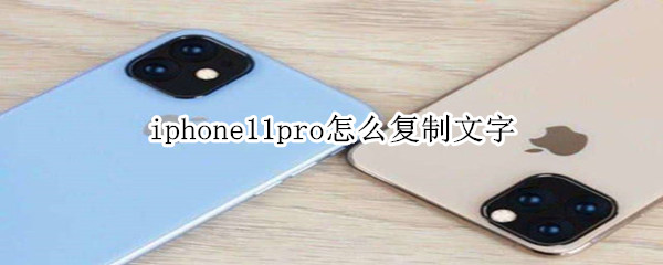 iphone11pro怎么复制文字