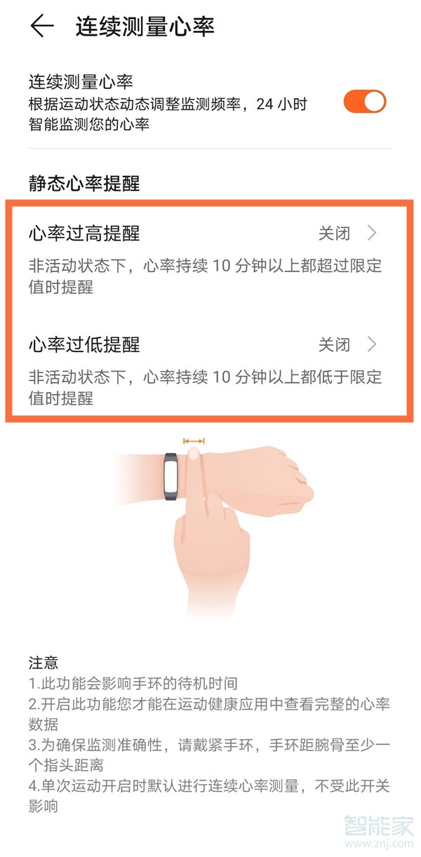 华为手环6可以心率异常提醒吗
