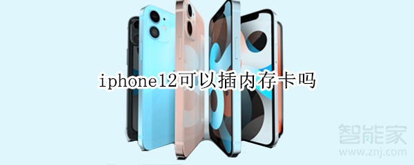 iphone12可以插内存卡吗