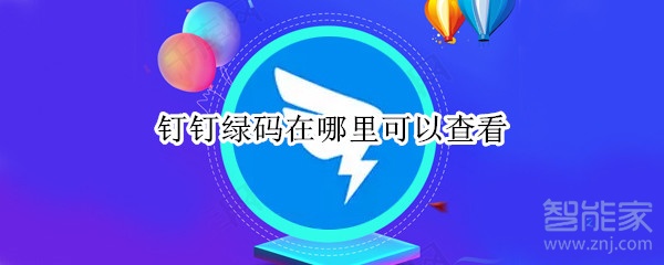 钉钉绿码在哪里可以查看