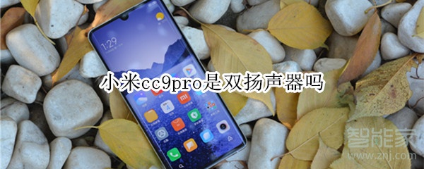 小米cc9pro是双扬声器吗