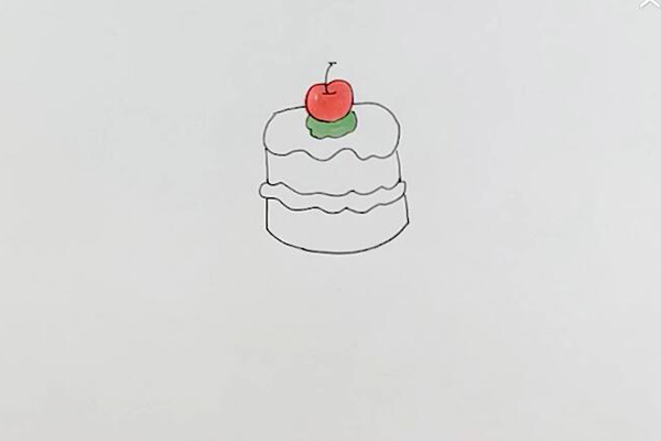简笔画蛋糕