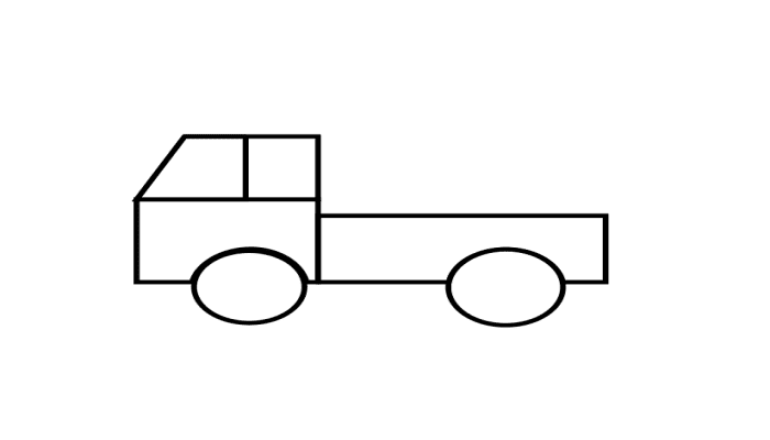 工程车简笔画 工程车简笔画怎么画