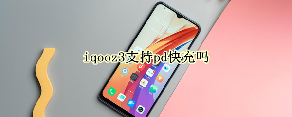 iqooz3支持pd快充吗