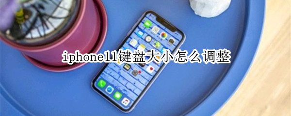 iphone11键盘大小怎么调整