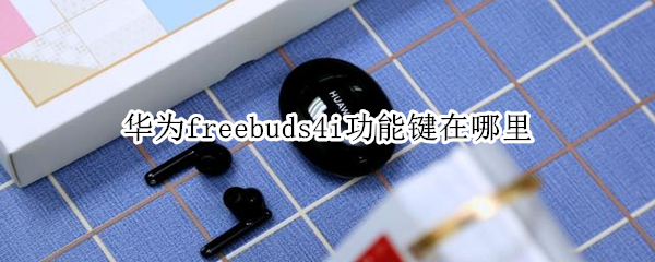 华为freebuds4i功能键在哪里