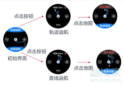 荣耀手表gs pro怎么使用返航