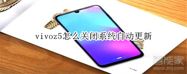 vivoz5怎么关闭系统自动更新