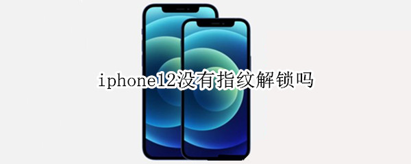 iphone12没有指纹解锁吗