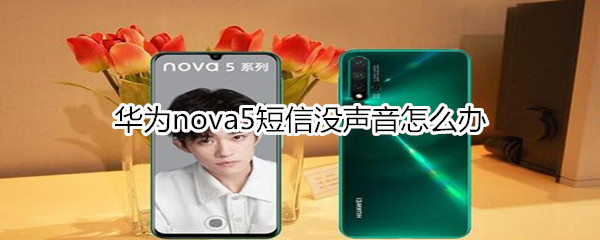 华为nova5短信没声音怎么办