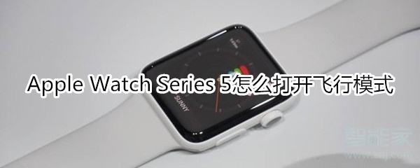 Apple Watch Series 5怎么打开飞行模式