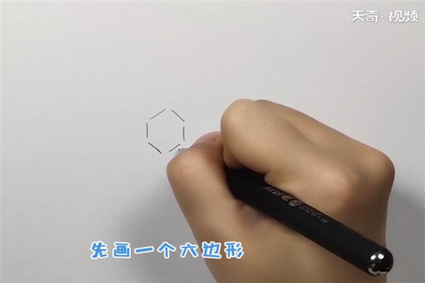 雪花简笔画