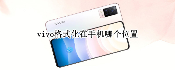 vivo格式化在手机哪个位置