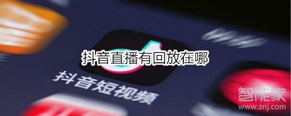 抖音直播有回放在哪