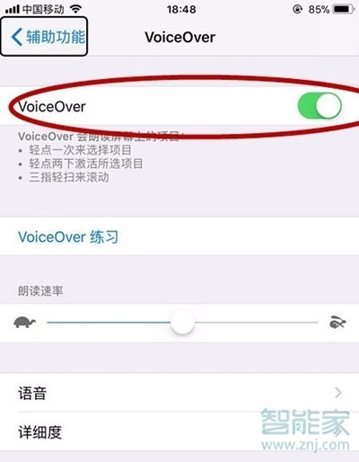 iphonex打开旁白后怎么解锁