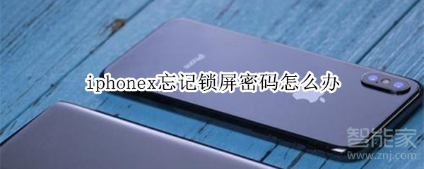 iphonex忘记锁屏密码怎么办