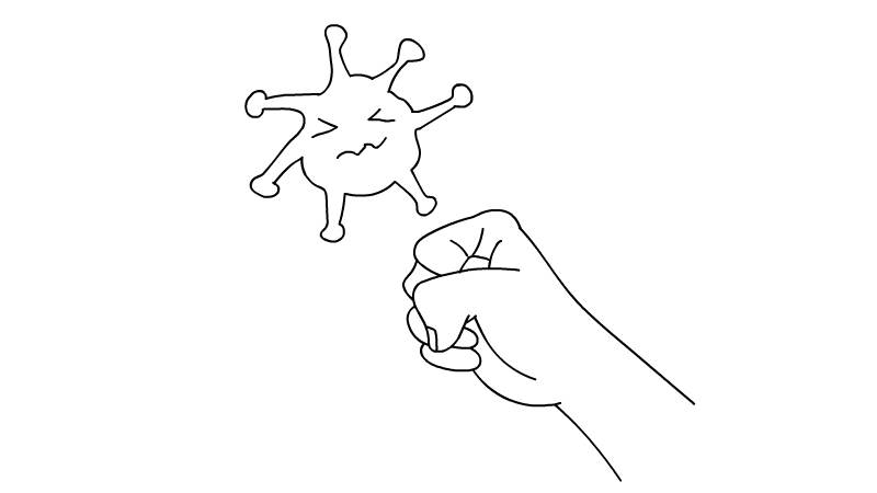 关于病毒的简笔画卡通 关于病毒的简笔画卡通画法