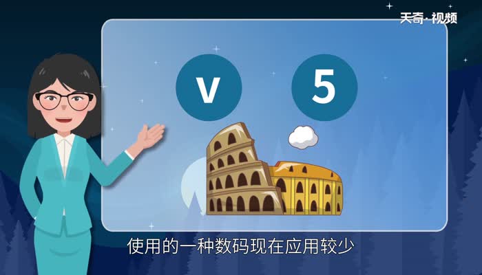 v是数字几 V是代表数字几