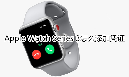 Apple Watch Series 3怎么添加凭证