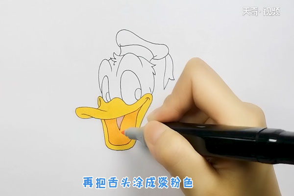 唐老鸭简笔画