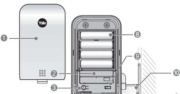 yale耶鲁智能锁ydm7111怎么换电池