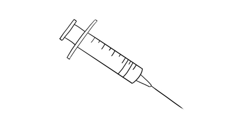 医用针管简笔画步骤 医用针管简笔画