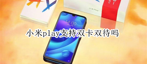 小米play支持双卡双待吗