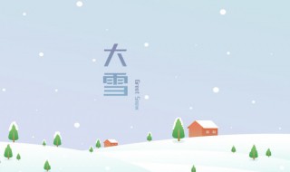 关于大雪节气的诗句 描写大雪的古诗