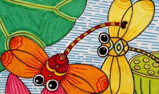 儿童画蜻蜓怎么画？分享一个简单的画法
