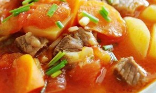 番茄土豆炖牛肉的做法 做土豆炖牛肉的步骤