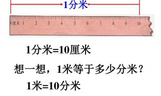 一分米等于多少厘米 长度单位的换算