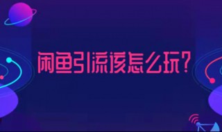 闲鱼怎么推广引流 闲鱼怎么推广引流淘宝