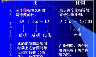 比要符合什么条件就可以叫做比例 比例包括比吗