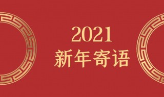 回首2021展望2021寄语（回望2020寄语2021）