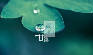 2021年24节气雨水三个三候是什么意思（2021年雨水节气的含义是什么意思）