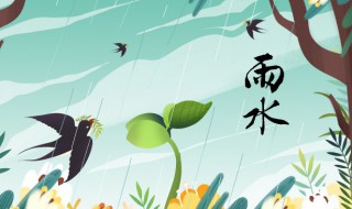 雨水时节祝福的话（雨水时节祝福的话语）