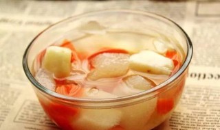 杏仁雪梨蜜枣汤怎么做 杏仁雪梨汤的做法窍门